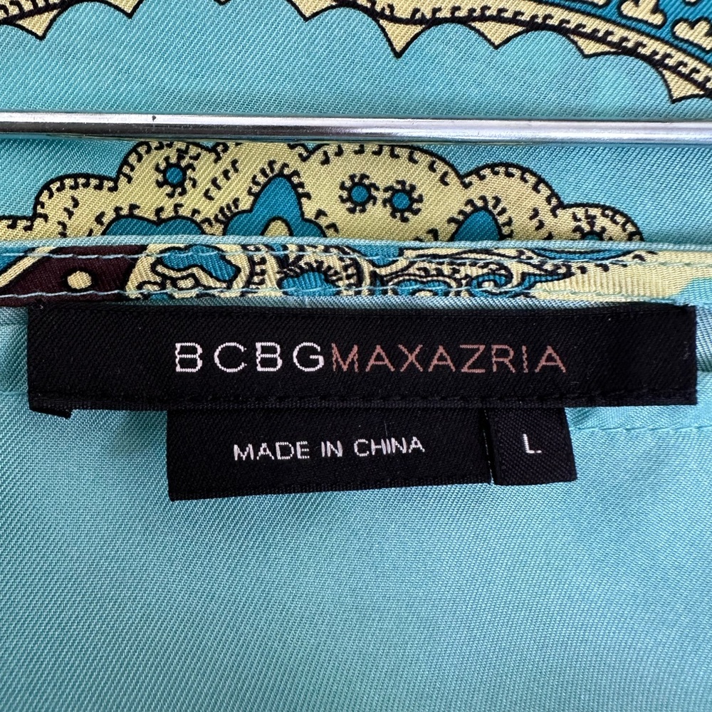 BCBGMAXAZRIA. Silk sari-inspired skirt. - Picture 3 of 6